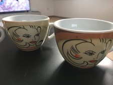 4 Tassen Kaffetasse Teetasse