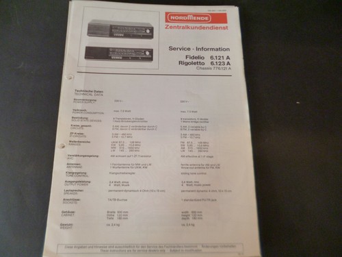 Original service manual - service,