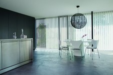 MHZ Lamellenvorhang nach Maß Lamellen Rollo Vertikaljalousie Breite 280 - 490 cm