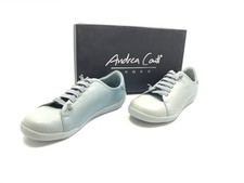 Andrea Conti Damen Schnürschuhe Sneaker Leder Freizeit Comfort Hellgrün Gr 38