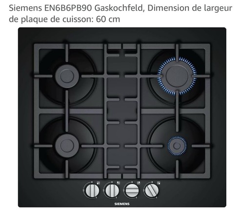 Gaskochfeld siemens en6b6pb90 - gaskochfeld,