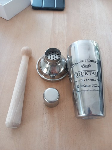 Cocktail shaker set edelstahl - cocktail,