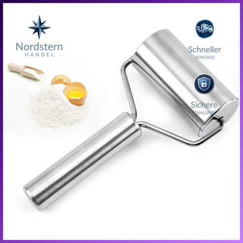 Edelstahl nudelholz teigroller - edelstahl,