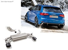 Ragazzon Duplex Komplettanlage ab Kat Audi RS3 8V Sportback FL je152x102 schwarz