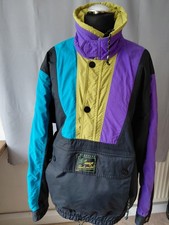 Ski und Snowboard Jacke Schöffel Gr. 42 Lila Gelb schwarz