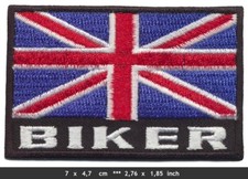 GROSSBRITANNIEN BIKER FLAGGE Aufnäher Patch Motorrad Motocycle Chopper UK