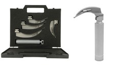 Laryngoskop Koffer-Set mit 4