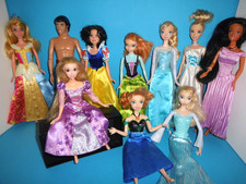 Barbie Disney Sammlung*2xAnna*Elsa*Schneewittchen*Prinz*2xCinderella*Jasmin