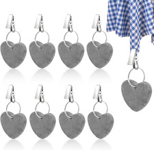 Herzform Tischdeckenklammer