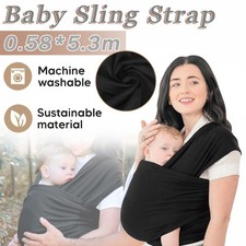 Säuglingsschlinge Tragetuch Einstellbar Babytragetuch Dehnbar Babyschlinge Wrap