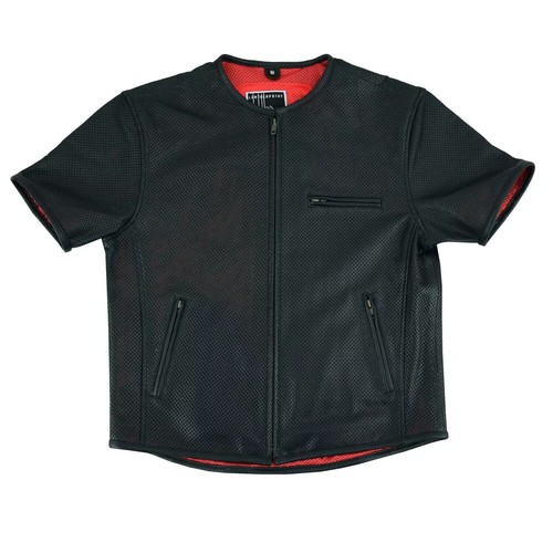 Lederkutte biker weste - biker,