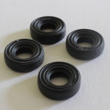 LEGO® 59895 4516843 Reifen 14 x 4 mm - schwarz 4 Stück NEU