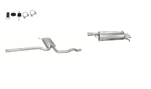 Auspuff endschalldämpfer - auspuff,