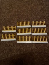 Playmobil 8 Teile Zaun Gelb Zoo Tierpark Bauernhof Tiere