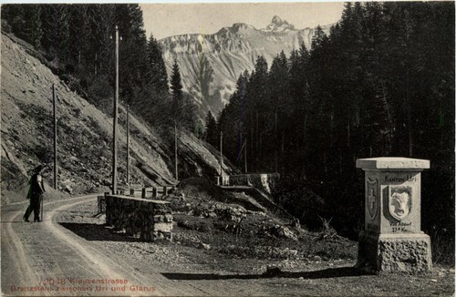 Klausenstrasse grenzstein - klausenstrasse,