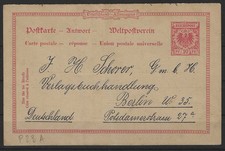 Dt. Reich Antwort-Ganzsache