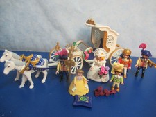 4258 TOP Märchen Hochzeitskutsche v Figuren zu Schloss  Playmobil 7903