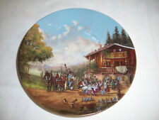 Sammlerteller "Rast im Gasthof" Seltmann Weiden v.Chr.Lückel -Neuwertig-