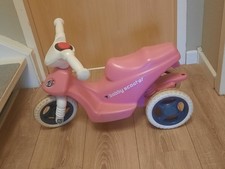 BIG Bobby Car Scooter pink gebraucht gerne bespielt Dreirad mit Hupe