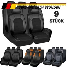 PU-Leder Autositzbezüge Komplettes Set Vorne Hintere für Auto Universal 5 Sitze