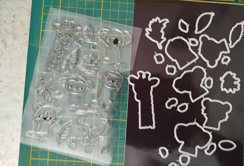 Bastelset silikonstempel - bastelset:, &