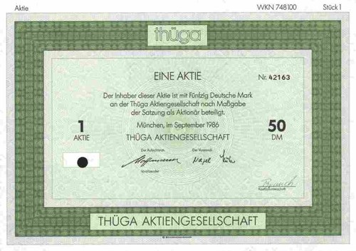 Thüga 1986 münchen gotha - thüga,