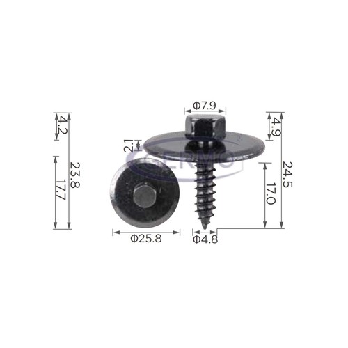 Sechskantschraube mit - x,