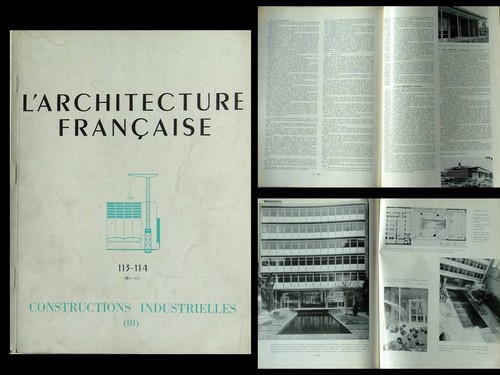 Architecture francaise 1951 - l'architecture,