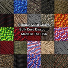 550 Paracord Popular Colors -