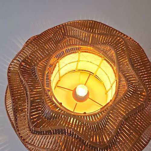 Deckenlampe holz braun - holz,
