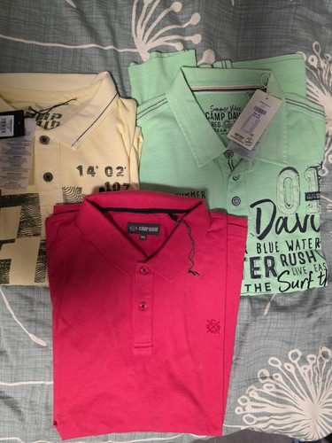 Camp david poloshirts 1x - 3, x