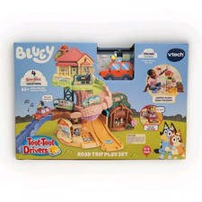 VTech Toot-Toot Fahrer Bluey Roadtrip Spielset, inklusive Spielzeugauto
