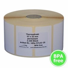 Thermo etiketten auf - auf, rolle