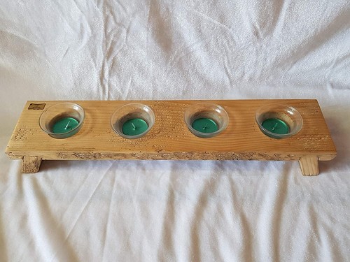 Handarbeit holz teelichthalter - handarbeit,