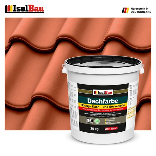 Dachfarbe ziegelrot kg - dachfarbe, 25