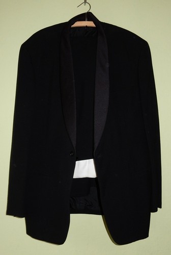 Schwarzer anzug sakko hose - anzug, +