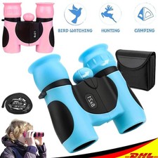 Fernglas für Kinder Kinderfernglas 8x21, Binocular Teleskop Outdoor Rosa/Blau