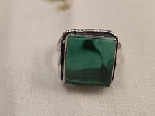 Malachit Silberring 925 RG: 60