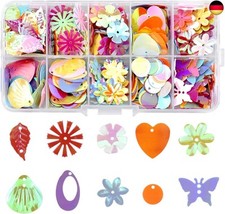 1 Box Bunt Pailetten zum