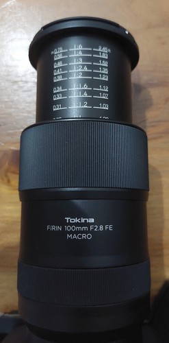 Tokina 100 fe macro - f2.8,