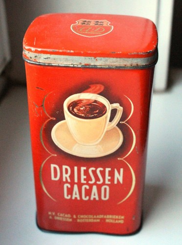Alt blechdose driessen cacao - blechdose,