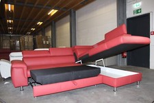 Ledersofa Schlafsofa Ledercouch Lederecksofa Sofa Couch Ecksofa Schlafledersofa