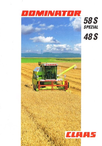 Claas dominator 58s spezial - dominator, spezial/