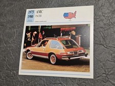 AMC Pacer   - Geschichte & Technische Daten -  Karte (1)