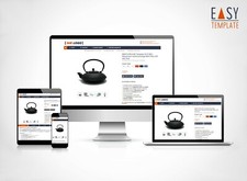 Ebayvorlage 2025 RESPONSIVE Template DFTF dark blue mit HTTPS inkl. free Editor 