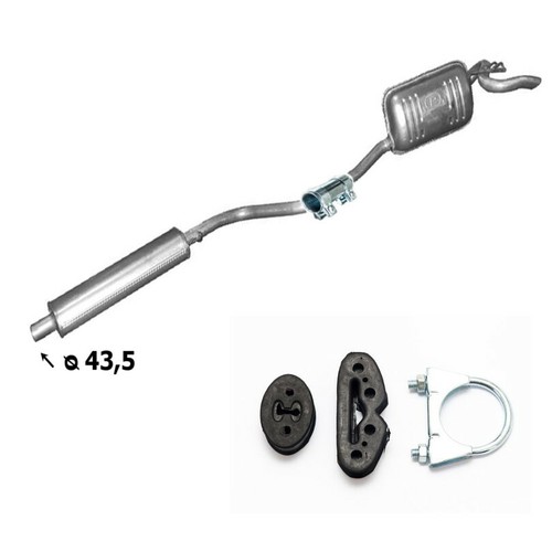 Auspuff anbausatz für - anbausatz,