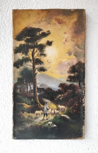 Antikes ölgemälde 1900 - antikes,