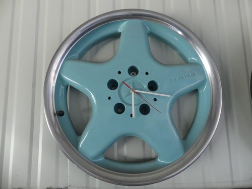 Mercedes felgenuhr wanduhr uhr - mercedes,