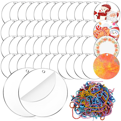 Acrylscheibe stück rund - 50,
