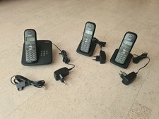 Siemens Gigaset AS285 1x Basis (mit AB) + 2x Ladestation 3x Telefone DECT